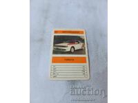 Ημερολόγιο τσέπης Αυτοκίνητα Toyota 1991