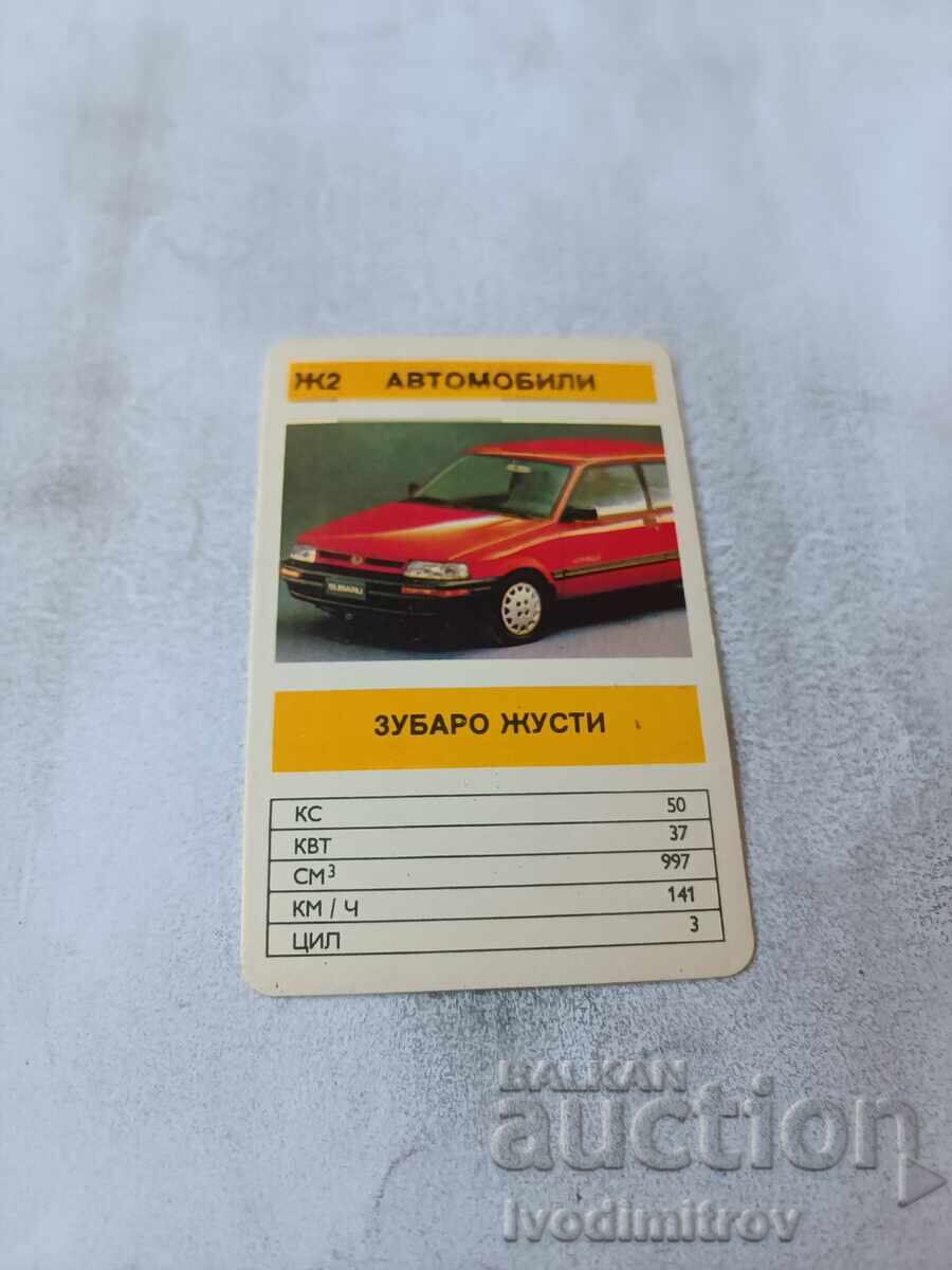 Calendar Zubaro Justi 1991