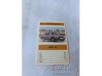 BMW M5 1991 pocket calendar