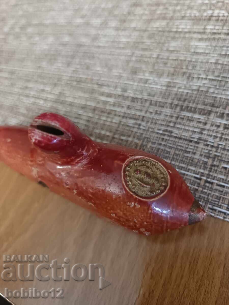 Ocarină veche din ceramică, instrument de suflat antic - 6