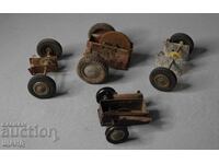 Lot jucării vechi din metal pentru piese, mecanisme de mașină, camion