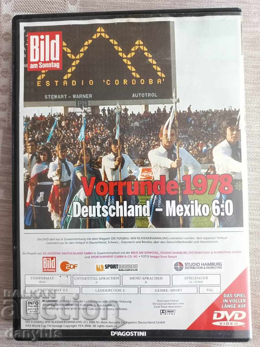 Licitație Fotbal - DVD CM - Germania - Mexic 6 - 0 1978