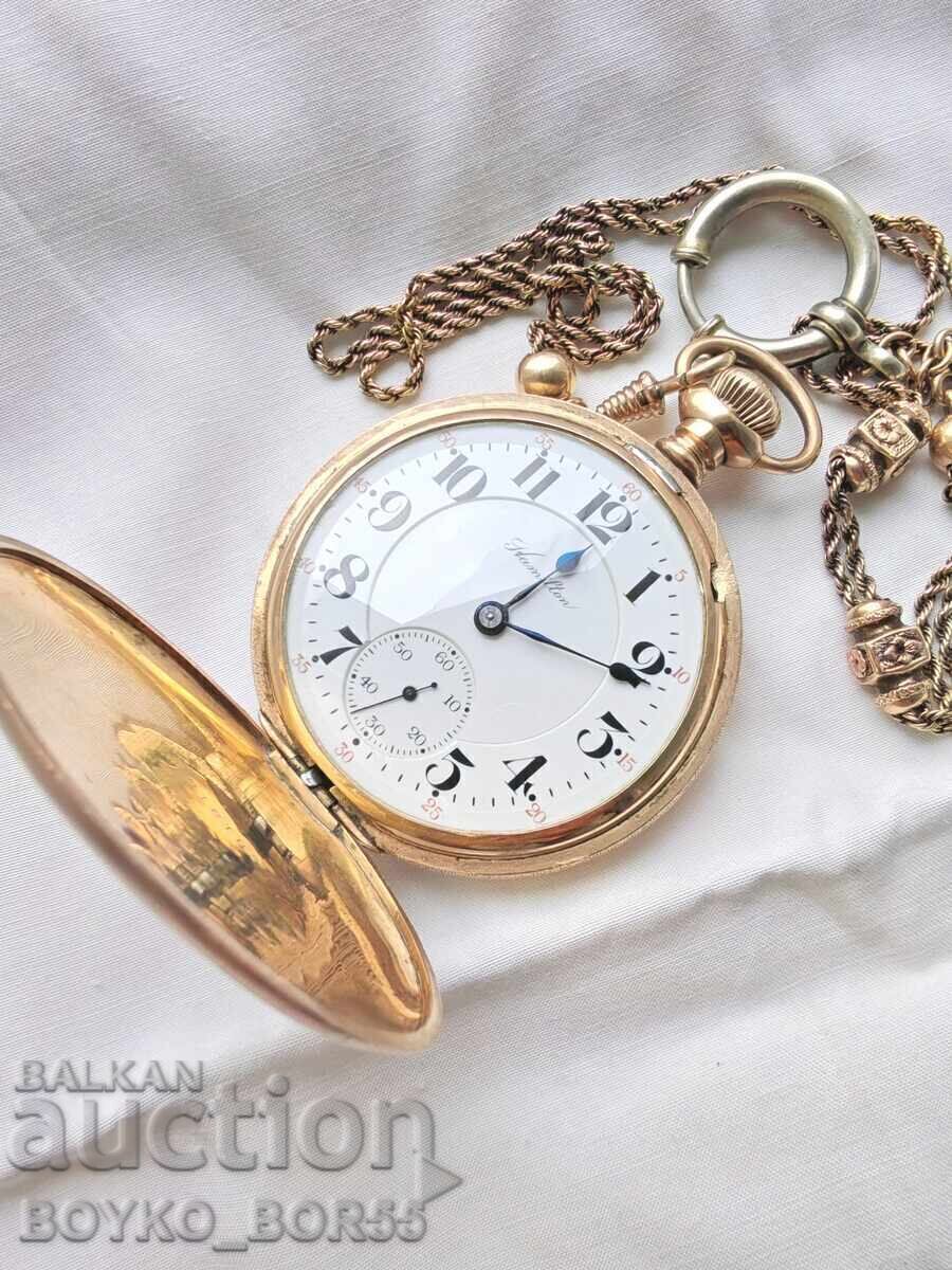 Εξαιρετικά Σπάνιο Ρολόι Τσέπης HAMILTON δεκαετίας του 1890