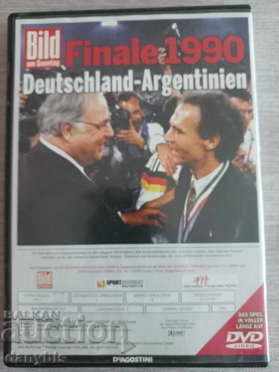 Licitație Fotbal - DVD CM - Germania - Argentina 1 - 0 1990 finala Licitație Fotbal - DVD CM - Germania - Argentina 1 - 0 1990 finala