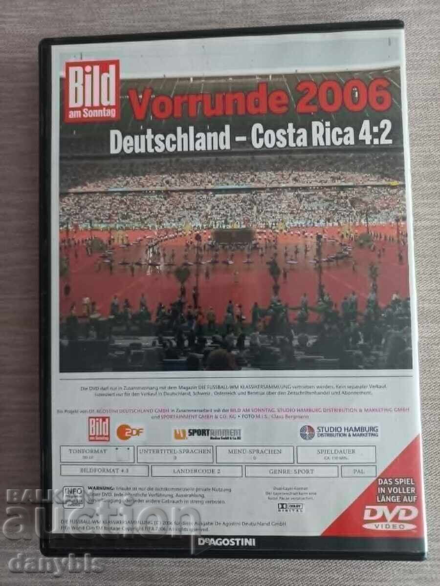 Аукцион Футбол - DVD СП - Германия- Коста Рика  4 - 2   2006 г