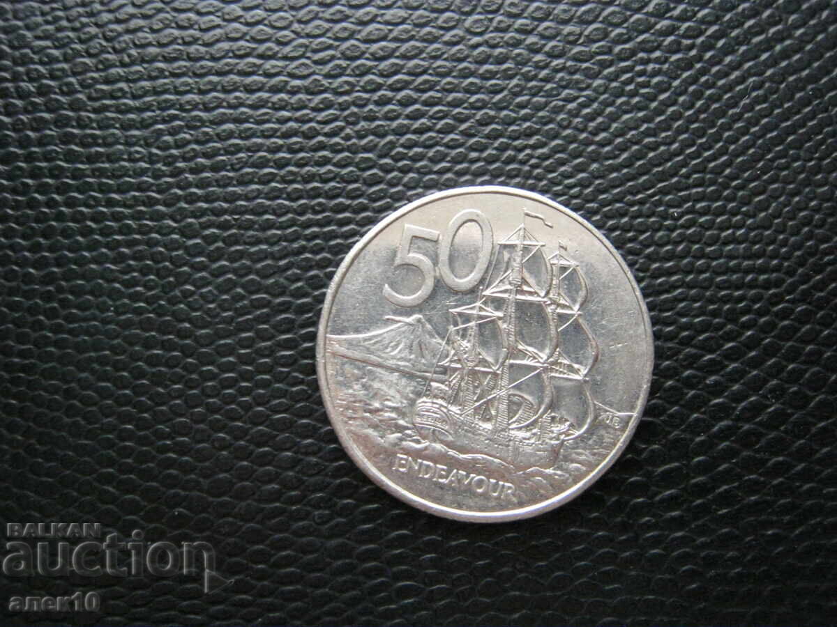 Noua Zeelandă 50 cenți 1986 k