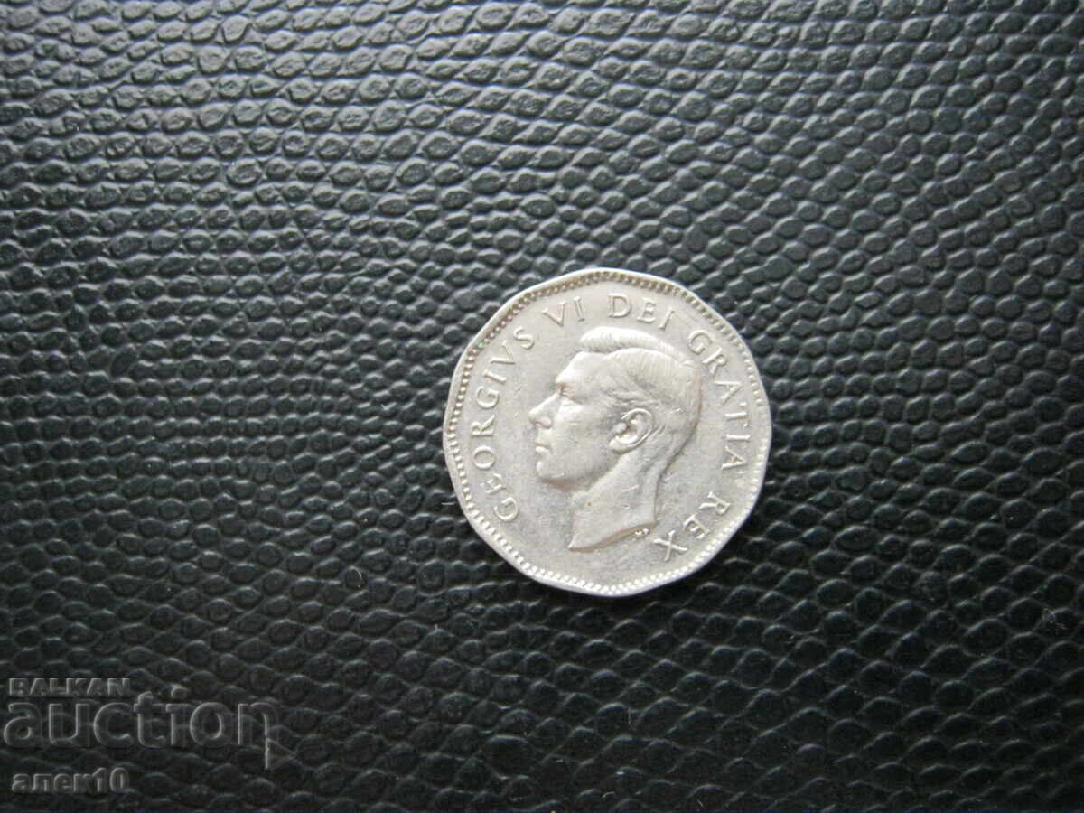 Canada 5 cenți 1949 k cu preț € 0.40 | 0.78 BGN