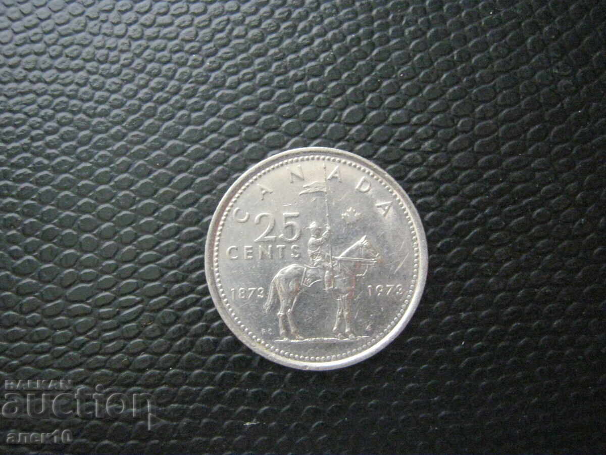Καναδάς 25 σεντ 1973 με τιμή € 0.40 | 0.78 BGN