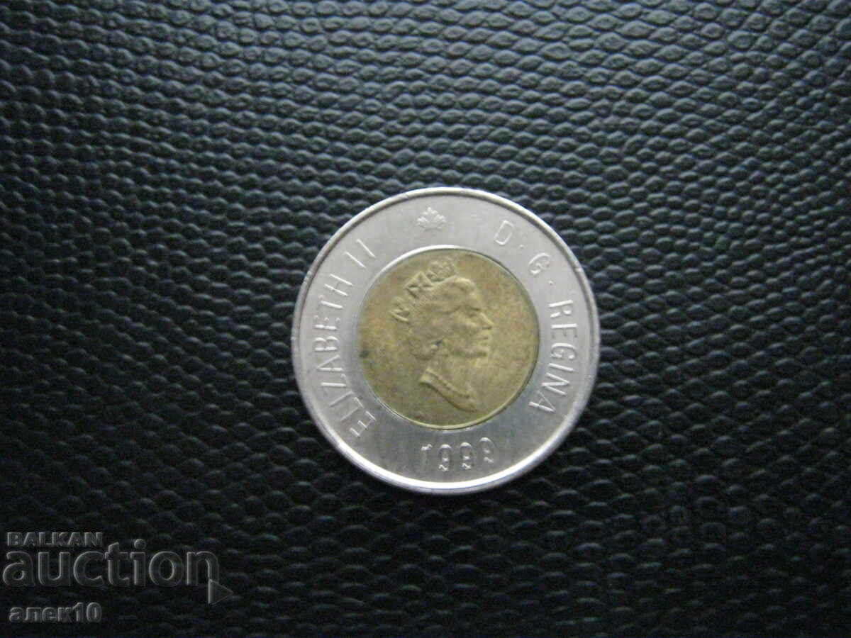 Канада  2  долар  1999     к с цена € 1.20 | 2.35 лв.