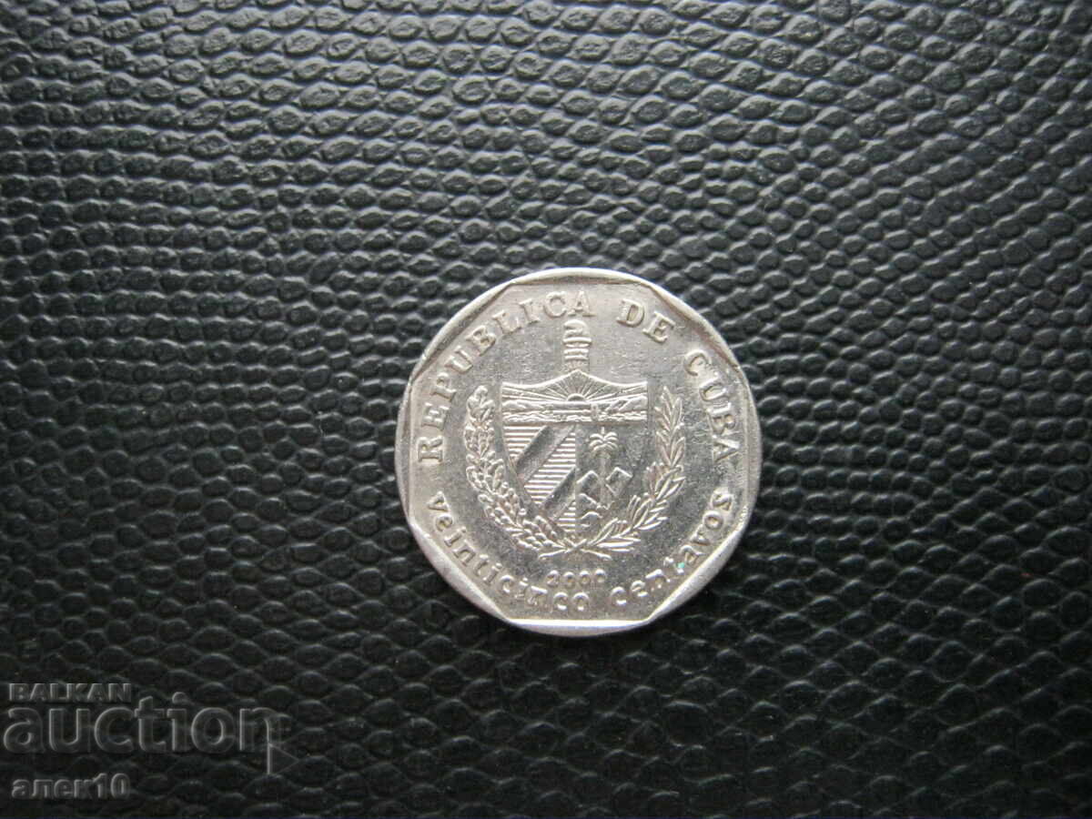 Cuba 25 centavos 2000 k cu preț € 0.30 | 0.59 BGN