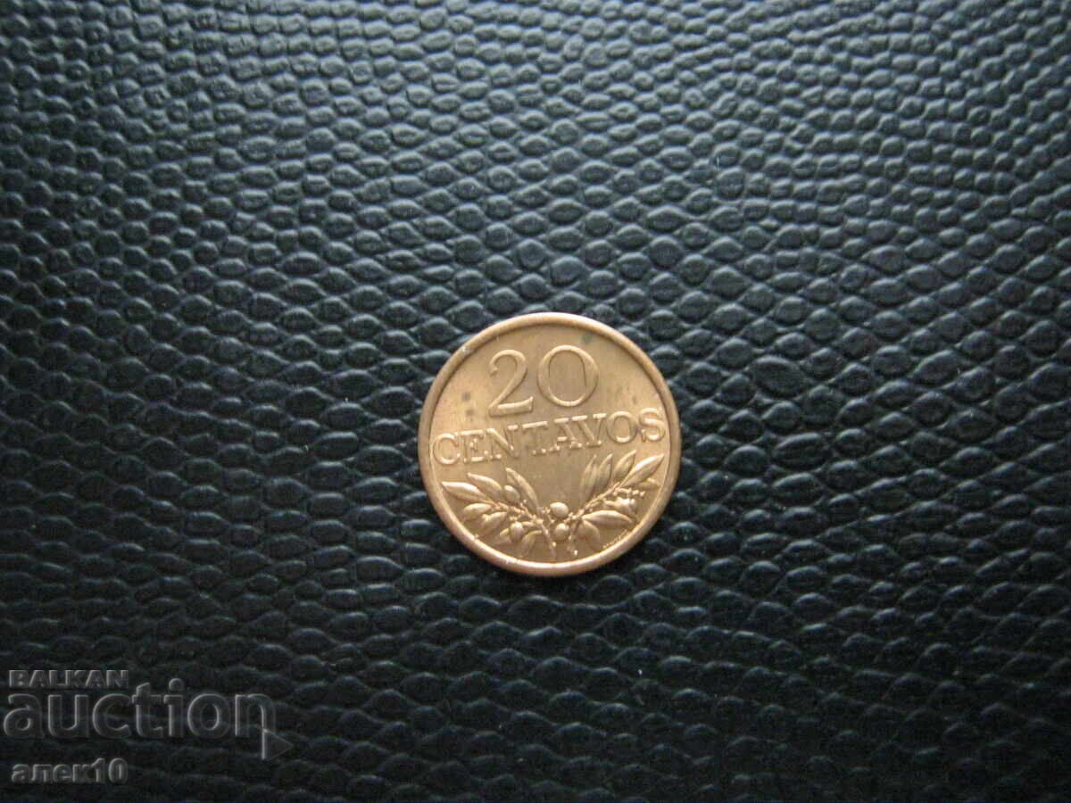 Portugalia 20 centavos 1970 cu preț € 0.20 | 0.39 BGN