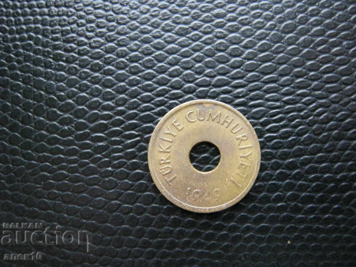 Τουρκία 1 κουρούς 1949 με τιμή € 0.40 | 0.78 BGN