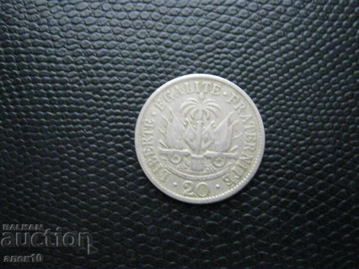 Haiti 20 cenți 1907 k