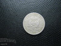 Haiti 20 cenți 1907 k
