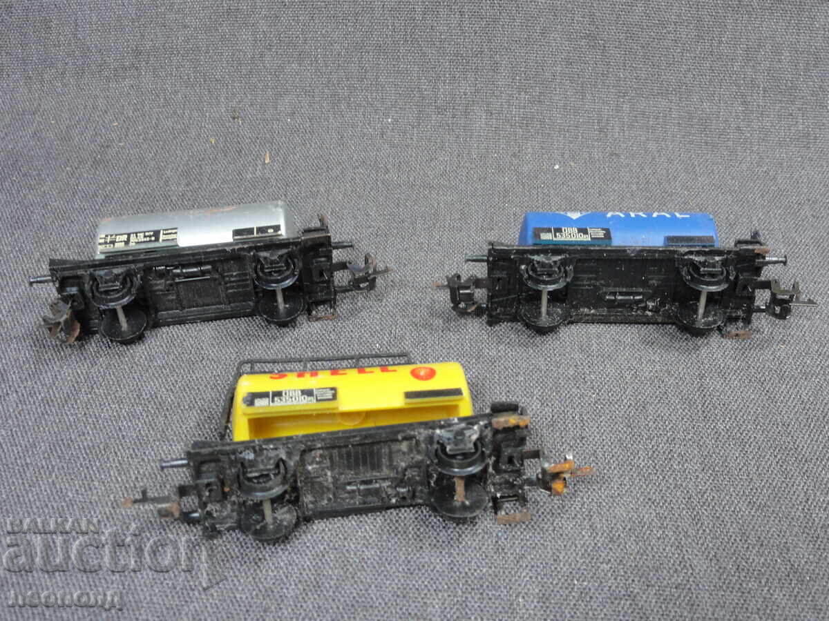 Παράδοση BZC LOT ΠΑΛΑΙΑ ΡΕΤΡΟ ΒΑΓΟΝΙΑ ΤΡΕΝΟΥ TT 1/120