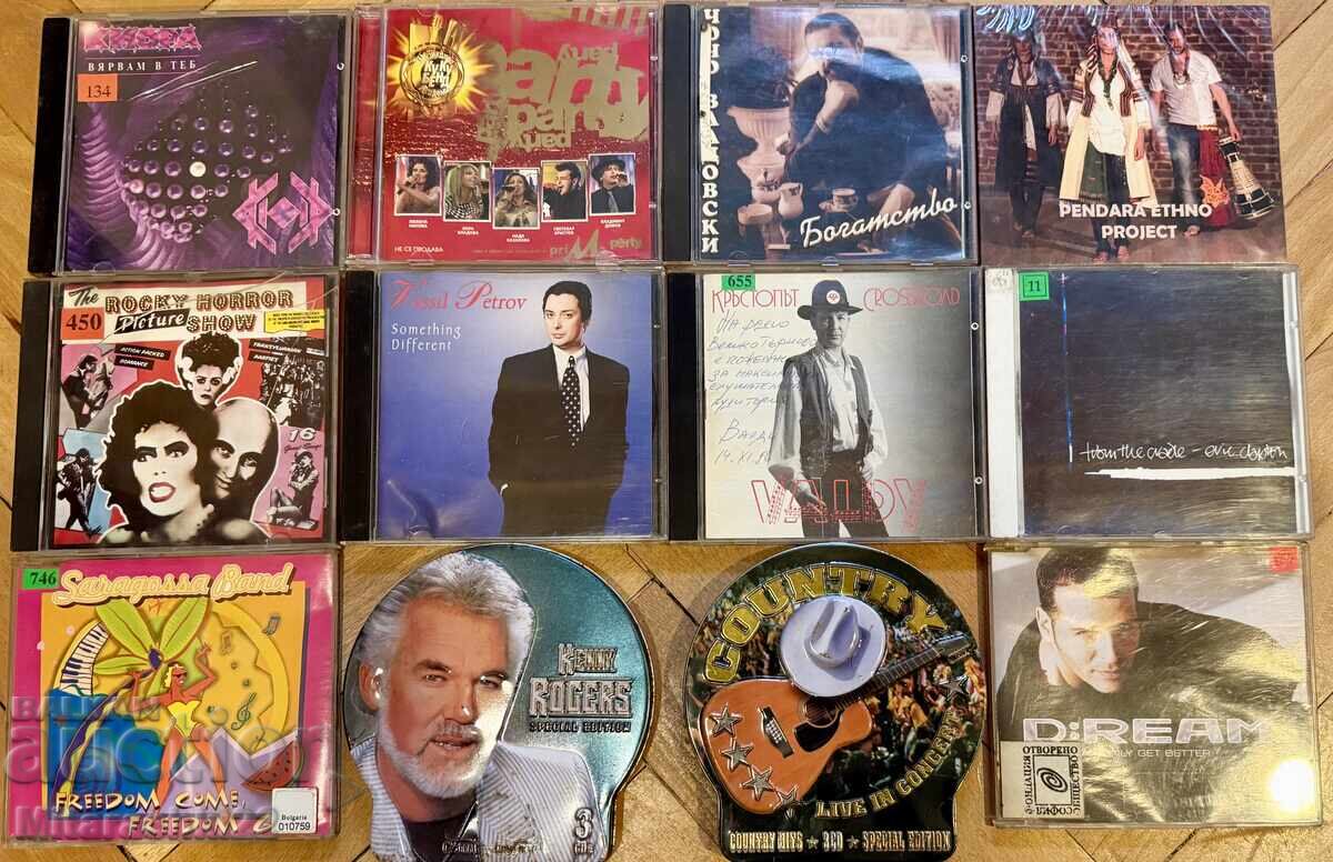ДИСКОВЕ, CD-ТА ОРИГИНАЛИ С МУЗИКА MP3/CD -16БР.