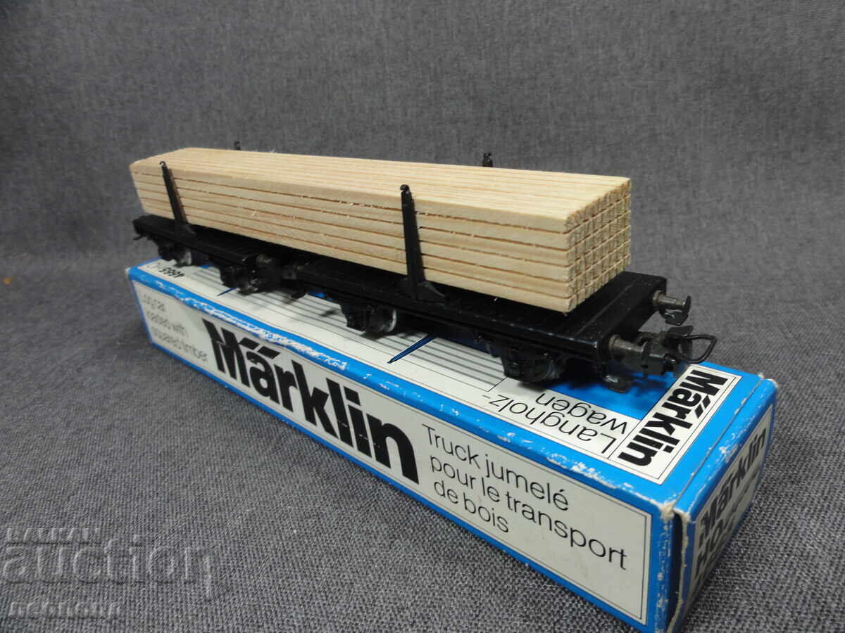 Licitație SET VAGON DE TREN RETRO MARKLIN HO 1/87