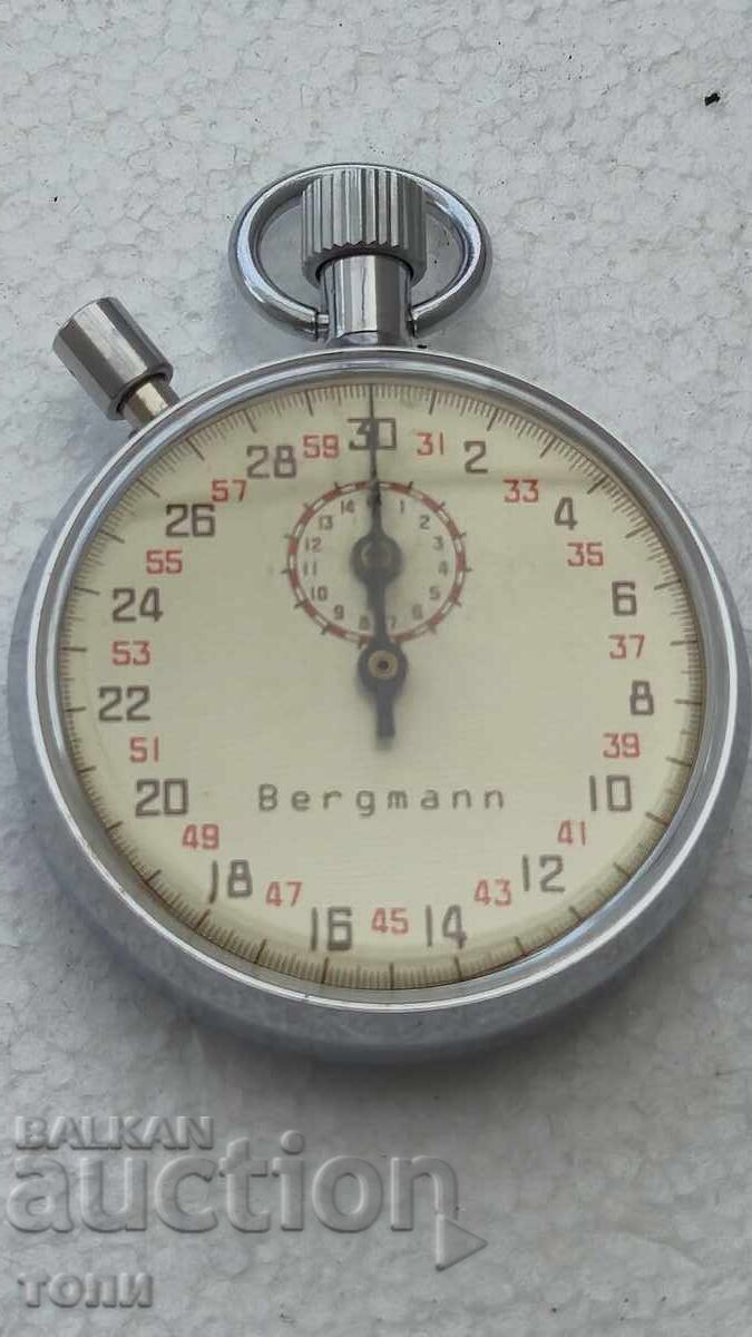 CRONOGRAF BERGMANN RAR FUNCȚIONAL FĂRĂ GARANȚIE BZC cu preț € 4.63 | 9.06 BGN
