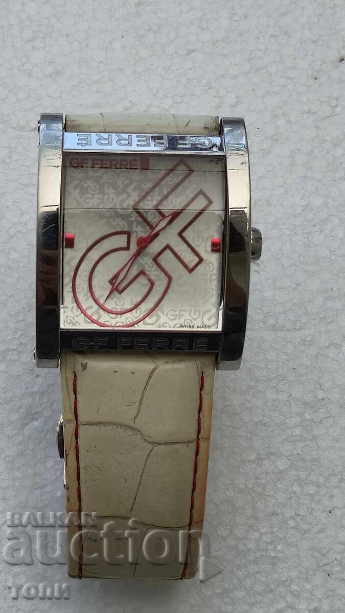 GF FERRE QUARTZ SWISS MADE РЯДЪК РАБОТИ БЕЗ ГАРАНЦИЯ