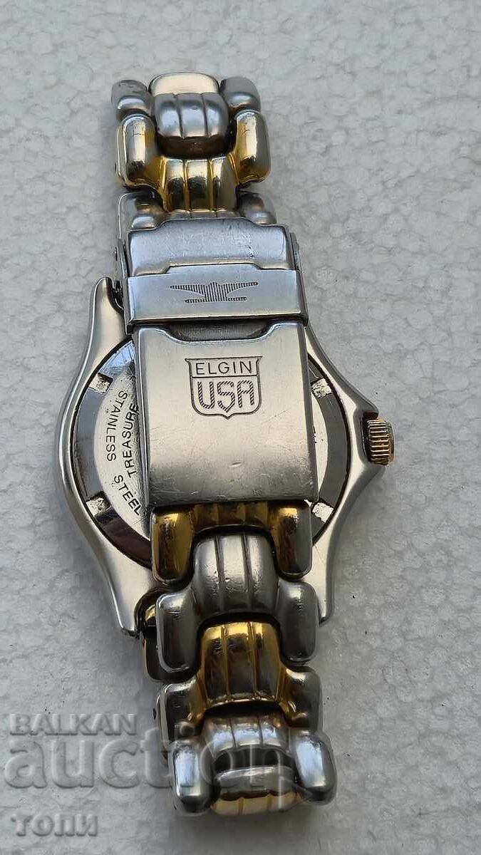 Licitație ELGIN USA 200m QUARTZ RAR FUNCȚIONAL FĂRĂ GARANȚIE