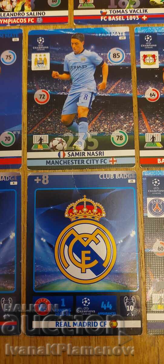 Carduri de fotbal pentru colecționari 11 bucăți cu preț € 10.00 | 19.56 BGN