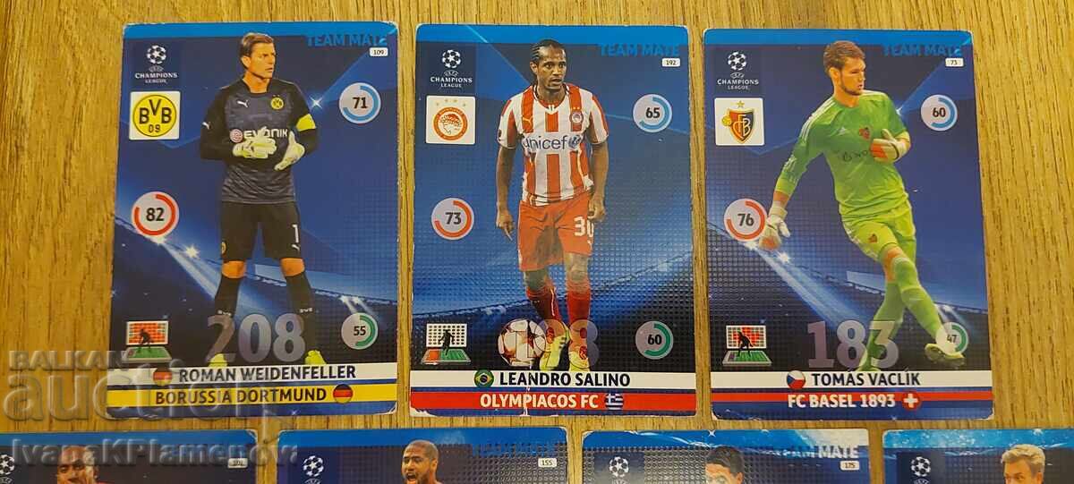 Carduri de fotbal pentru colecționari 11 bucăți - 6