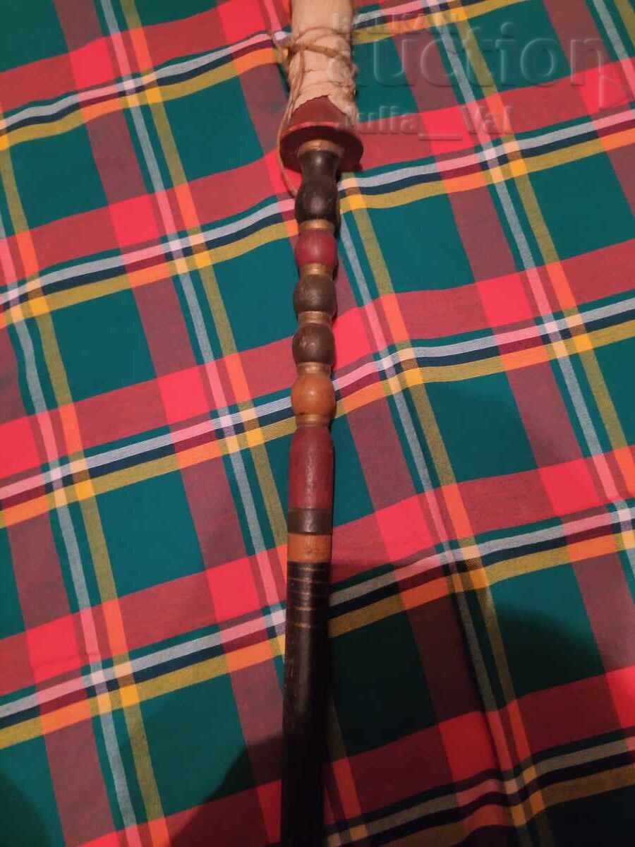 Auction  Large old spindle - distaff BZC from 1 cent