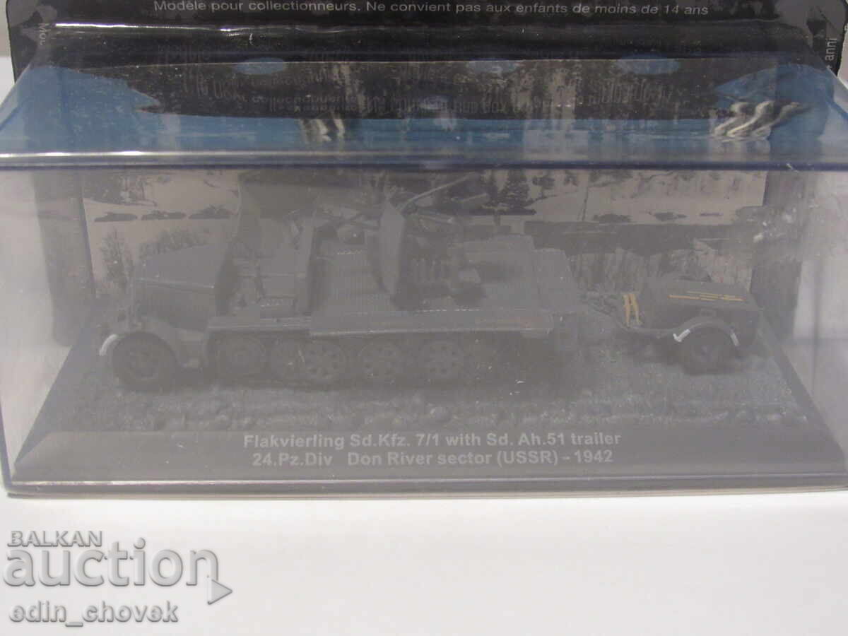 Machetă auto de colecție din metal 1/72 DéAgostini PANZER Flakv cu preț € 12.00 | 23.47 BGN