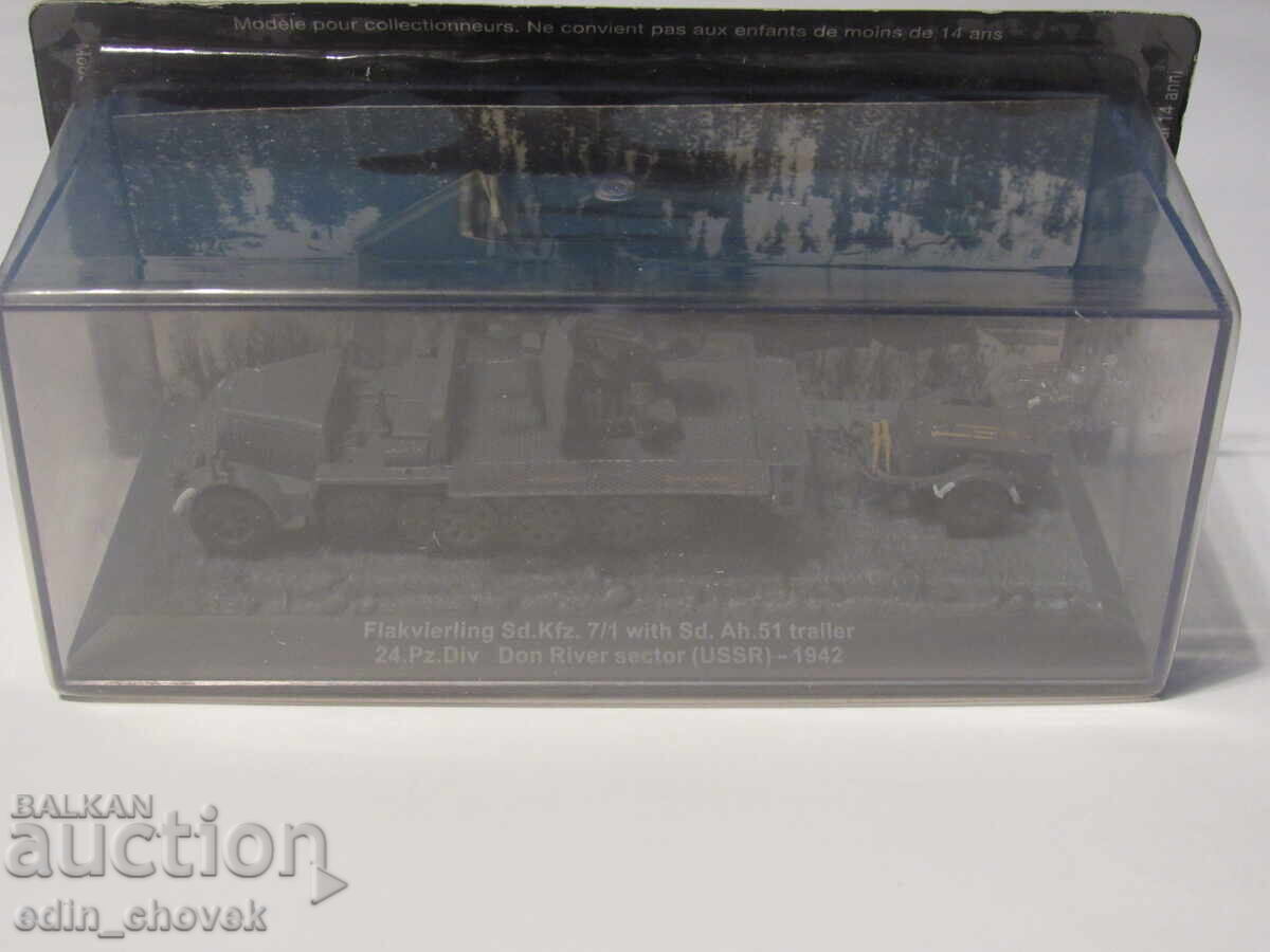 Machetă auto de colecție din metal 1/72 DéAgostini PANZER Flakv