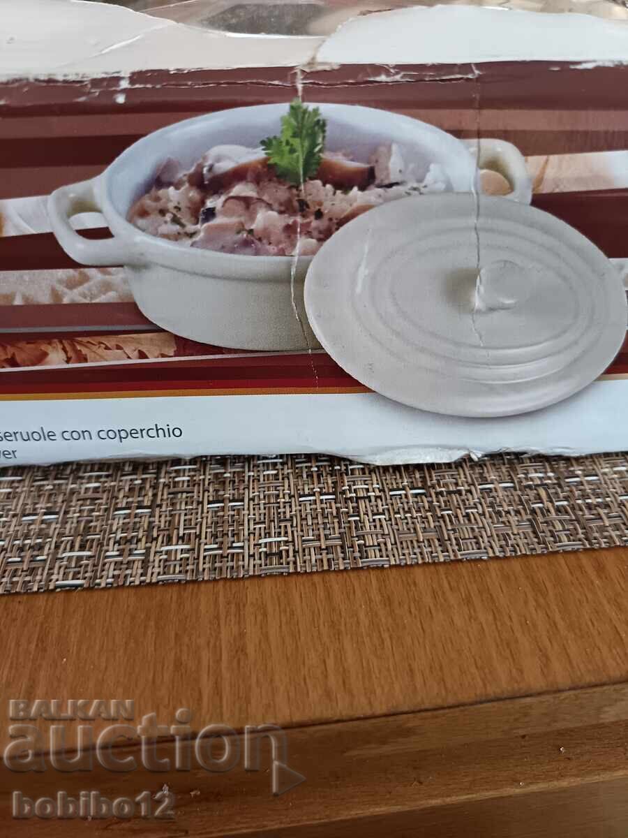 Френски керамични купички за печене нови с цена € 20.00 | 39.12 лв.