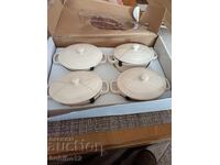 French ceramic baking bowls