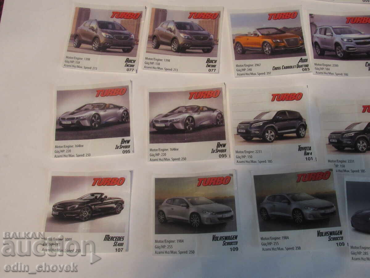 Turbo chewing gum pictures, 50 cars - 6