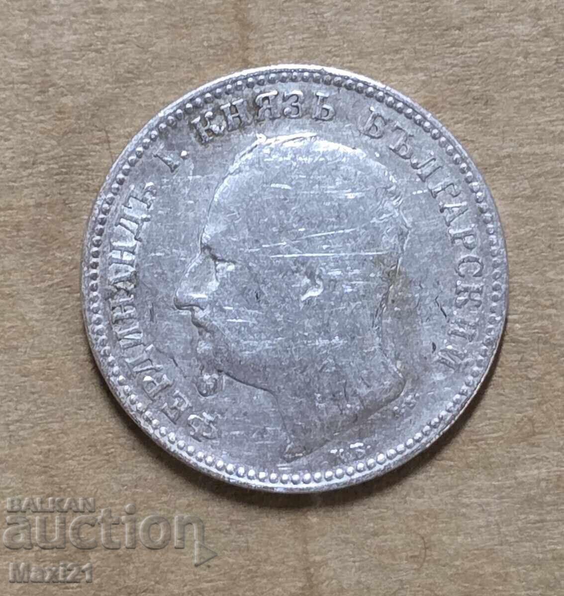 Principatul Bulgariei 1 lev 1891 cu preț € 25.00 | 48.90 BGN