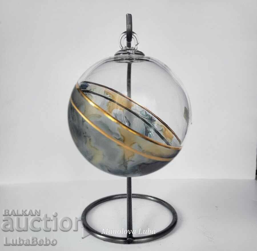 Hand-painted crystal sphere made by JOSKA Kristall with price € 41.00 | 80.19 BGN
