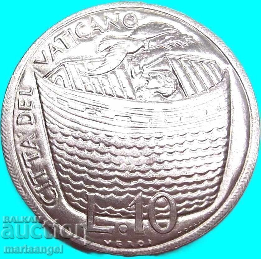 10 Lire 1975 Vatican