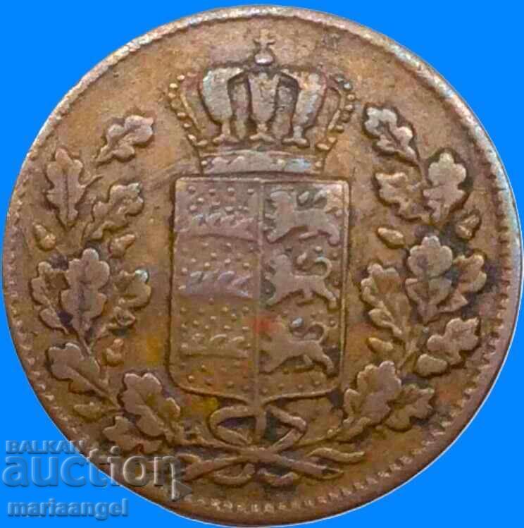 Licitație 1/2 kreĭtser 1842 Germania Württemberg