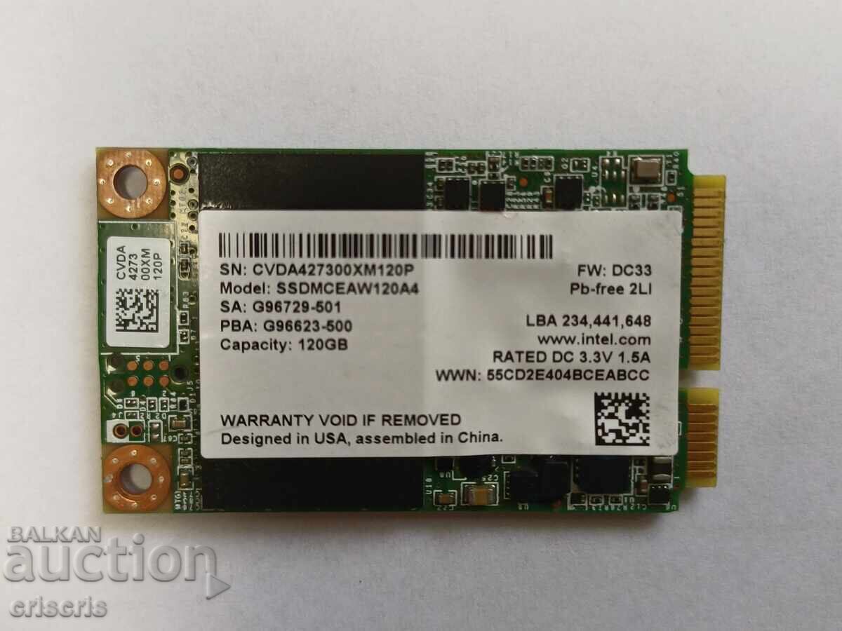 SSD Intel SSDMCEAW120A4 / G96729-501 – 120GB