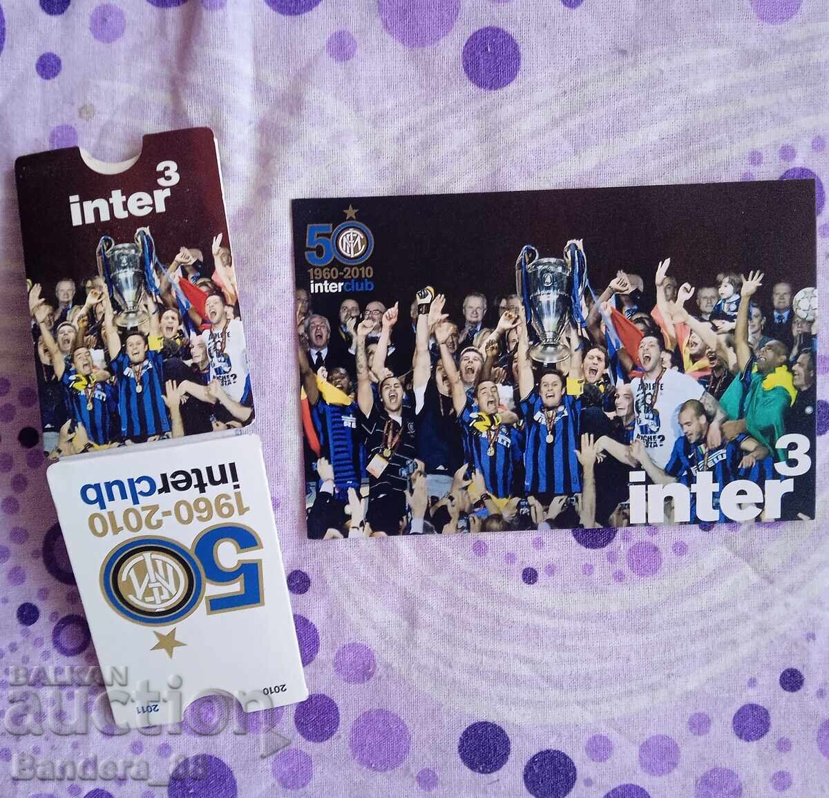 INTER MILAN 2010 TRIPLETE vedere rară + programul clubului