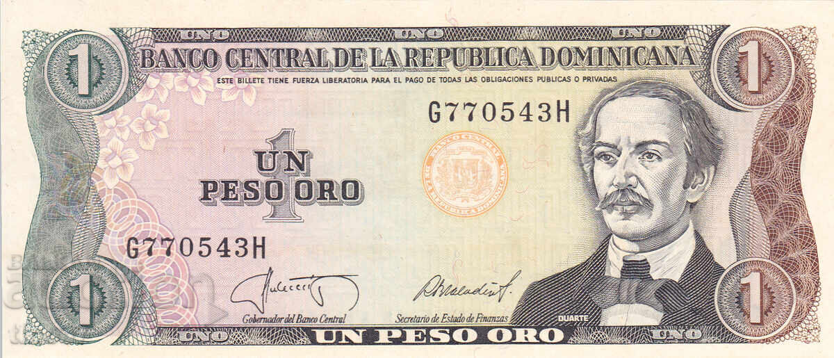 tino37- ДОМИНИКАНА - 1 ПЕСО ОРО - 1987г - AU с цена € 3.70 | 7.24 лв.