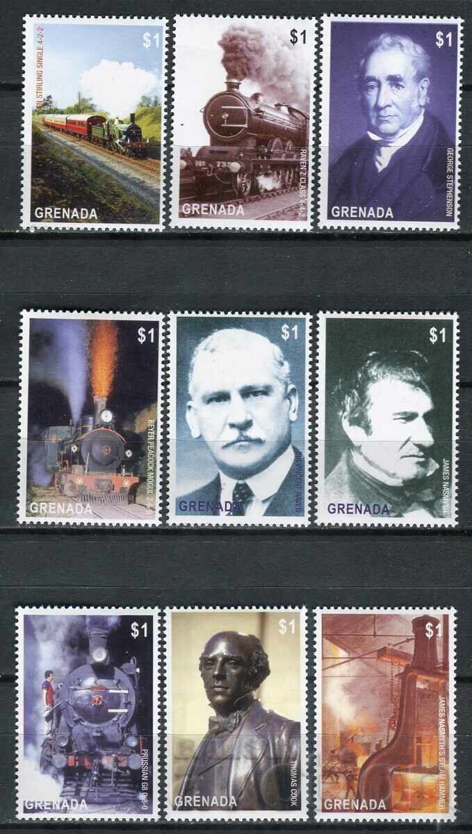 Licitație Grenada 2004 MnH - 200 de ani de locomotive cu abur [ 2 serii ]
