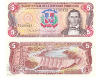 tino37- REPUBLICA DOMINICANĂ - 5 PESOS ORO - 1996 - UNC
