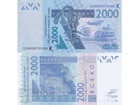 tino37- WEST AFRICA /SENEGAL/- 2000 FRANCS- 2003/23 - AU
