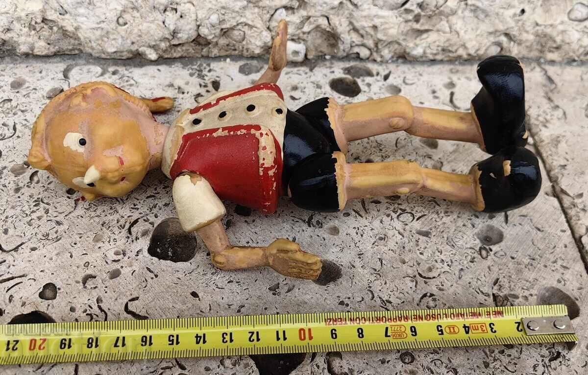 Παράδοση MNOGO STARA DETSKA PLASTMASOVA IGRACHKA KUKLA PINOKIO BURATIN