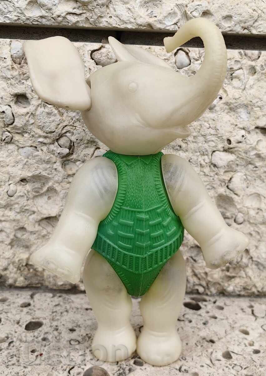SOCIALIST PLASTIC TOY ELEPHANT LITTLE ELEPHANT - 5
