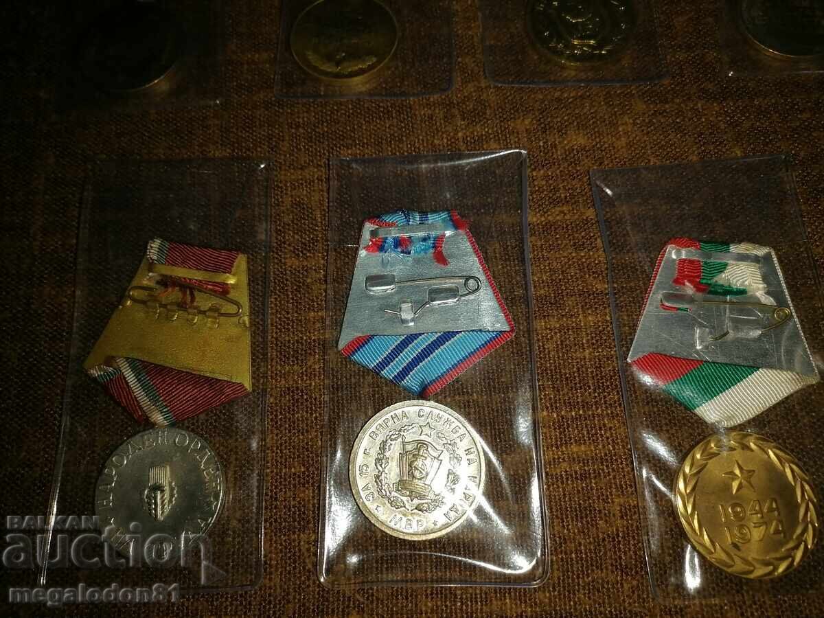 Bulgaria - lot of 7 socialist medals με τιμή € 28.00 | 54.76 BGN