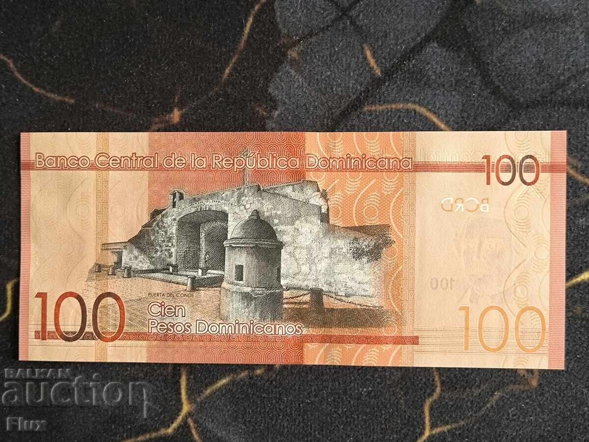 Bancnotă - Republica Dominicană - 100 pesos UNC | 2023 cu preț € 7.65 | 14.96 BGN
