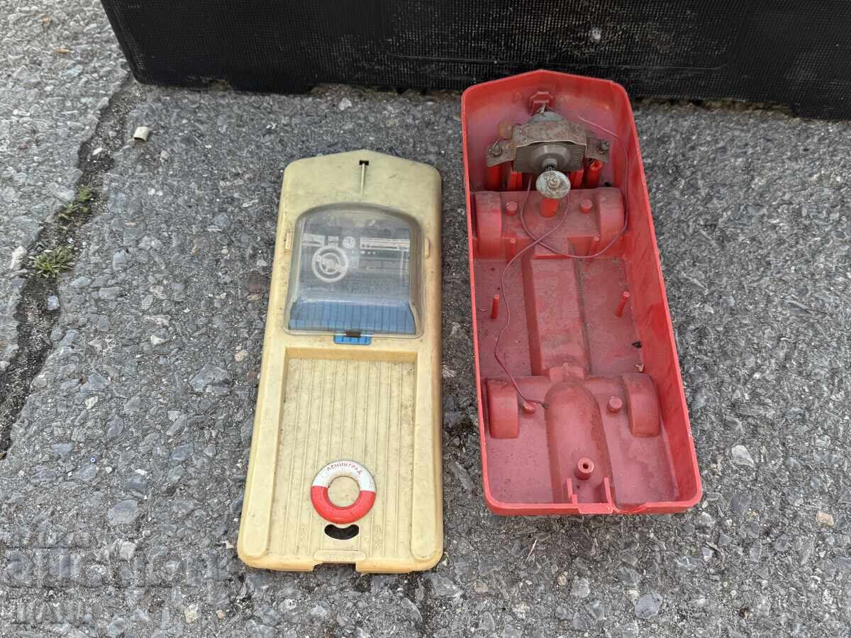 Vintage Russian plastic toy model car boat amphibian - 5