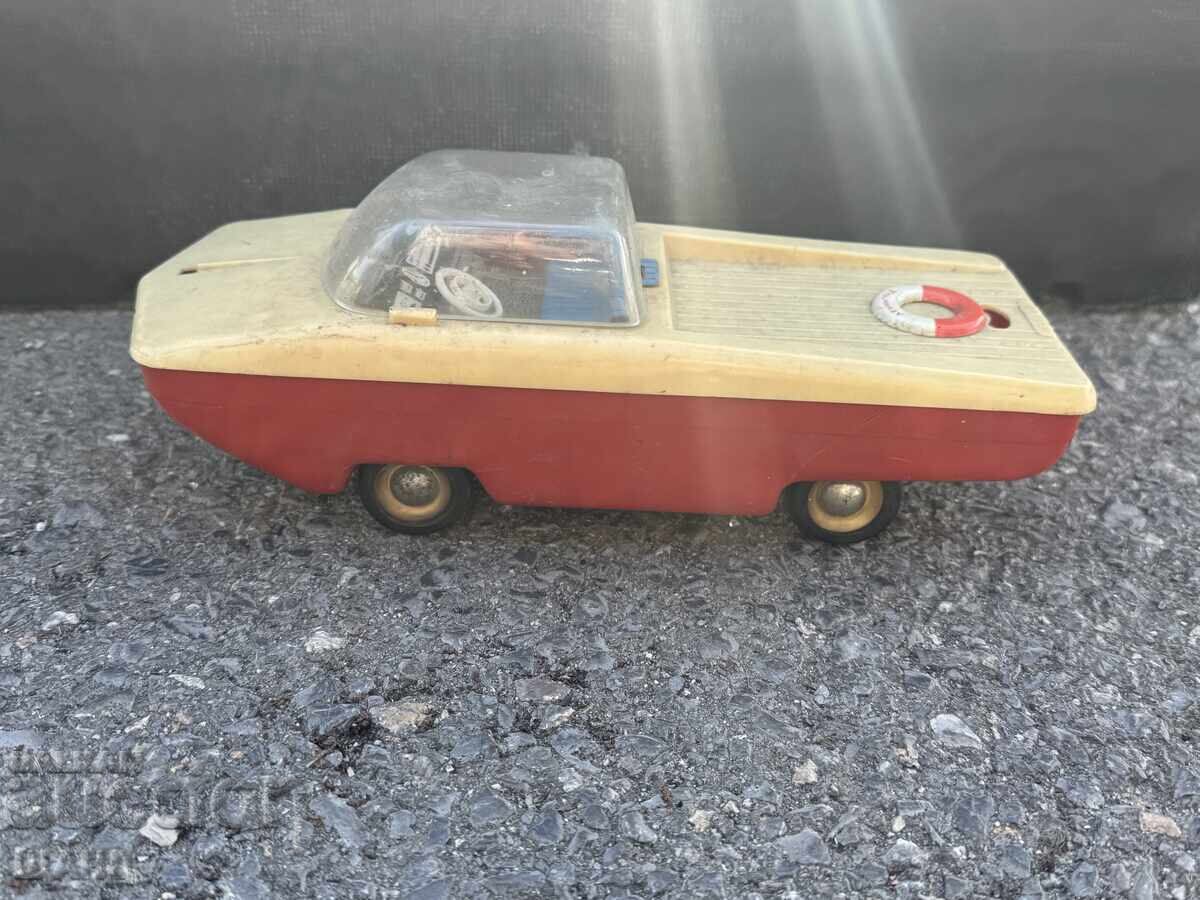 Vintage Russian plastic toy model car boat amphibian