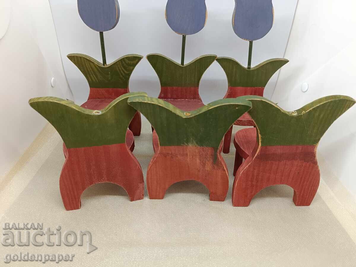 Delivery of Sale No. 114 Doll chairs 6 pieces
