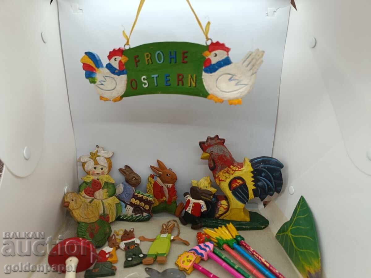 Licitație Vânzare nr. 115 Decorațiuni pascale din lemn